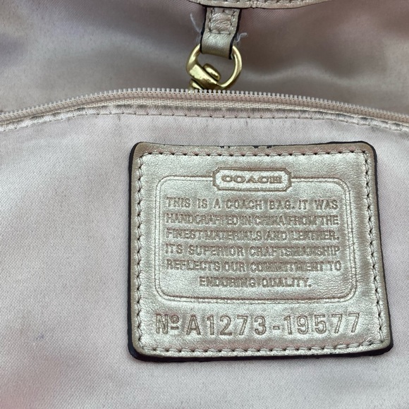 Coach Audrey Sun Starfish Sequin Cinched Tote Limited Edition Rare Shoulder Bag - Picture 12 of 14